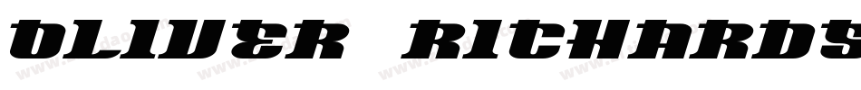 Oliver Richards字体转换